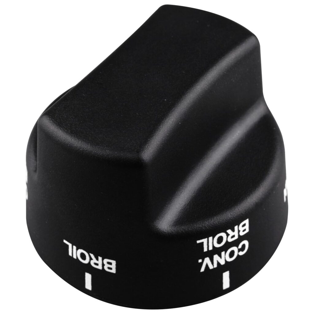 SUUJI PA010080 Top Burner Selector Knob with Self Clean Replacement Part Compatible with Some Viking Oven Ranges Replaces for AP5315090 Black Plastics